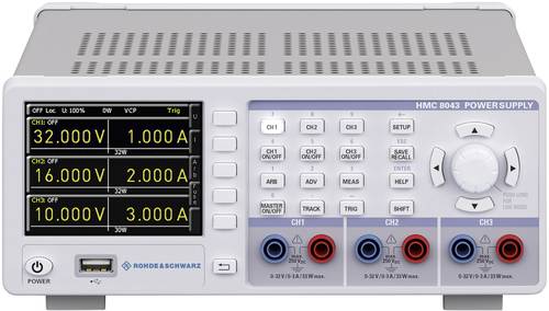 Rohde & Schwarz HMC8041 Labornetzgerät, einstellbar 0 - 32V 0 - 10A 100W USB-Host, USB, Ethernet An von Rohde & Schwarz