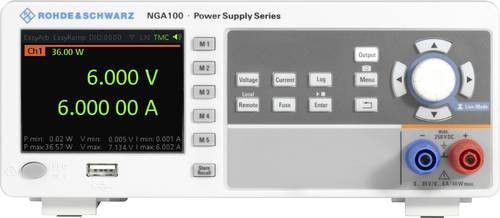 Rohde & Schwarz NGA101 Labornetzgerät, einstellbar 35V (max.) 6A (max.) 40W programmierbar, fernste von Rohde & Schwarz