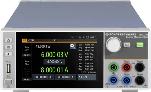 Rohde & Schwarz NGU201-P Netz-Analysegerät mit Loggerfunktion von Rohde & Schwarz