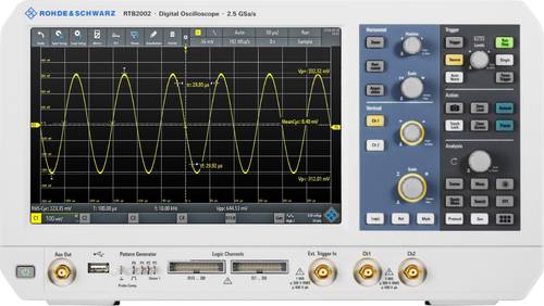 Rohde & Schwarz RTB2K-202 Digital-Oszilloskop 200MHz 2-Kanal 1.25 GSa/s 10 Mpts 10 Bit Digital-Speic von Rohde & Schwarz