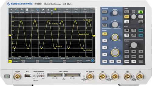 Rohde & Schwarz RTB2K-204M Digital-Oszilloskop 200MHz 20-Kanal 1.25 GSa/s 10 Mpts 10 Bit Digital-Spe von Rohde & Schwarz