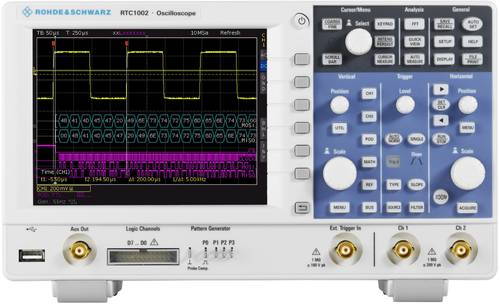 Rohde & Schwarz RTC1K-102M Digital-Oszilloskop 100MHz 2 GSa/s 2 Mpts 8 Bit Mixed-Signal (MSO) 1St. von Rohde & Schwarz