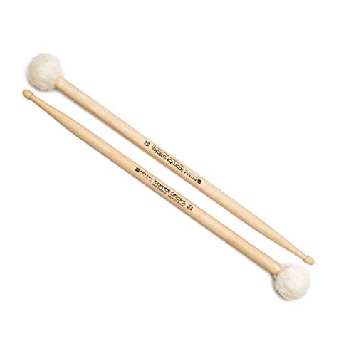 Rohema 5A MS Timpani Combi-Sticks American Hickory 35 mm (weiß) von Rohema