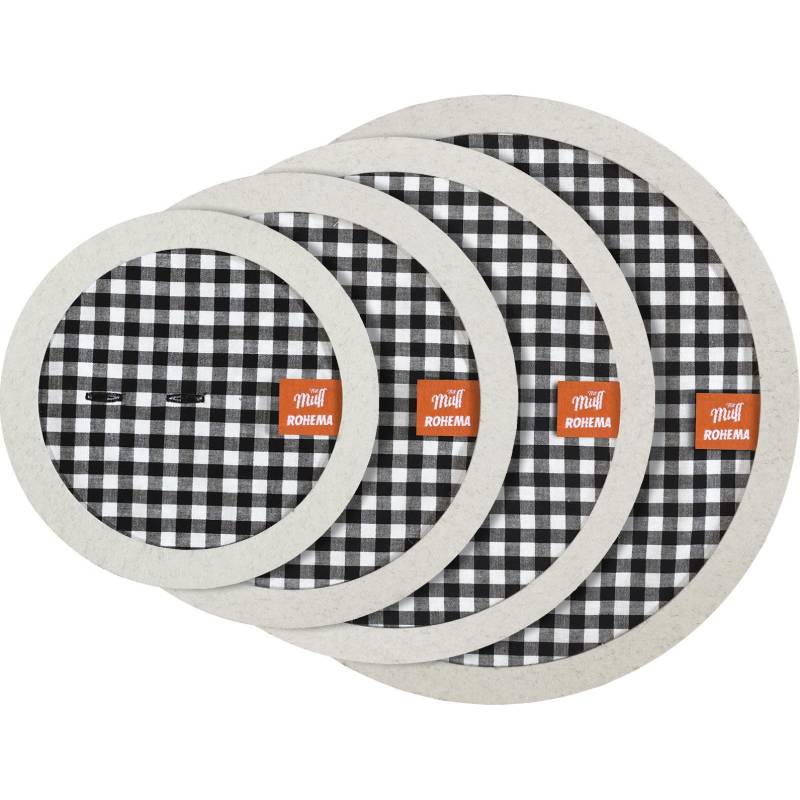 Rohema Mr. Muff Muffins Set Cotton Damping Mat Pack, 10-12-14-16 inch von Rohema