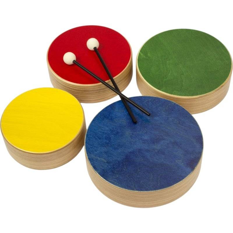 Rohema Wooden Tom Set Color 61698 (set of 4) von Rohema