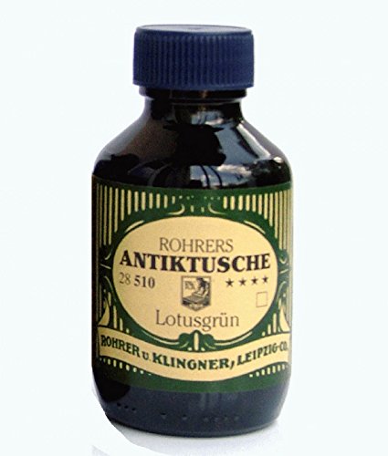 Rohrer & Klingner Antiktusche Lotusgrün, 100ml im Glasflakon von Rohrer & Klingner