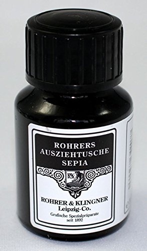 Rohrer & Klingner Ausziehtusche - sepia von Rohrer & Klingner