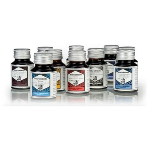 Rohrer und Klingner Schreibtinte,Tinte,Blu Mare -50ml Glasflakon von Rohrer & Klingner