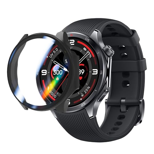 Rojeuinn Hülle für Oneplus Watch 3 Schutzhülle mit Displayschutz, Hard PC 360° Rundum Anti Kratz Anti Staub Ultradünne Schutzhülle- Transparent Rojeuinn Hülle für Oneplus Watch 3 Schutzhülle mit Displayschutz, Hard PC 360° Rundum Anti Kratz Anti Staub Ultradünne Schutzhülle- Transparent von Rojeuinn