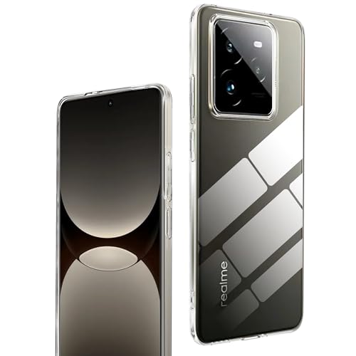 Rojeuinn Hülle für Realme GT 7 pro 5G Handyhülle,Weiche TPU Silikon Stoßfest Schutzhülle Handy Case-Transparente Rojeuinn Hülle für Realme GT 7 pro 5G Handyhülle,Weiche TPU Silikon Stoßfest Schutzhülle Handy Case-Transparente von Rojeuinn