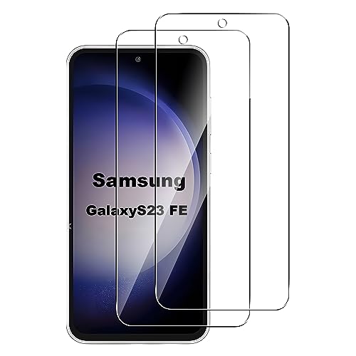 Rojeuinn Panzerfolie für Samsung Galaxy S23 FE Schutzfolie,2 Stück Schutzglas,9H Härte Anti-Kratzen Displayschutz,HD Displayschutzfolie von Rojeuinn