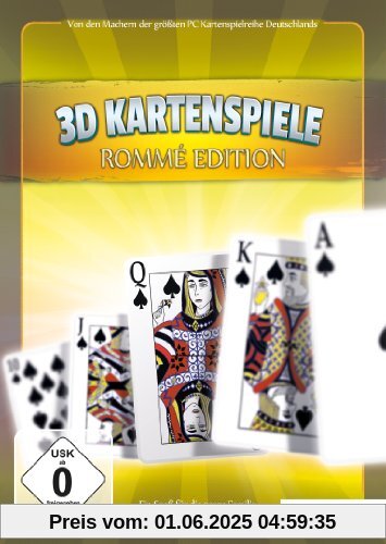 3D Kartenspiele - Rommé Edition (PC) von Rokapublish
