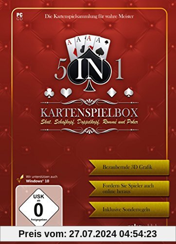 5 in 1 - Kartenspielebox [PC] von Rokapublish