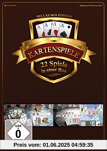 Kartenspiele 22 in 1 Deluxe Box Edition (PC) von Rokapublish