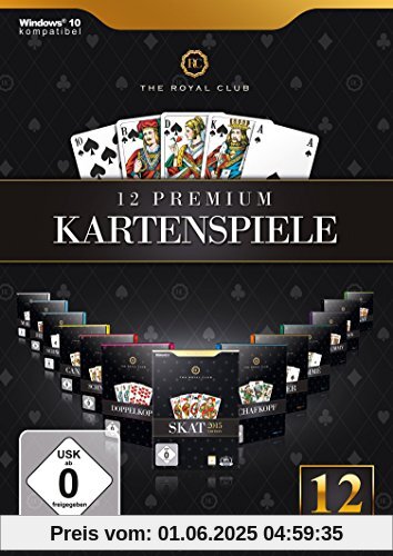 The Royal Club - 12 Premium Kartenspiele (PC) von Rokapublish