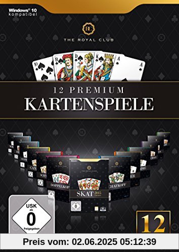 The Royal Club - 12 Premium Kartenspiele (PC) von Rokapublish