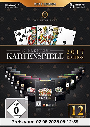 The Royal Club 12 Premium Kartenspiele 2017 (PC) von Rokapublish