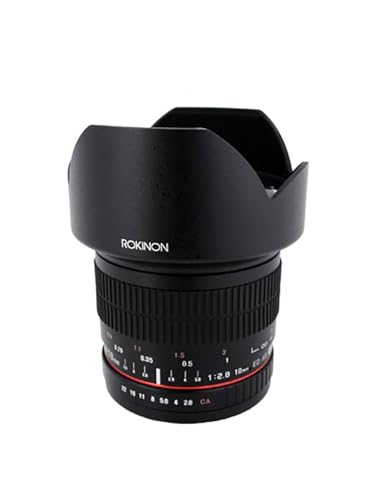 Rokinon 10 mm F2.8 ED AS NCS CS Ultra-Weitwinkelobjektiv für Fuji X Mount Digitalkameras (10M-FX) von Rokinon