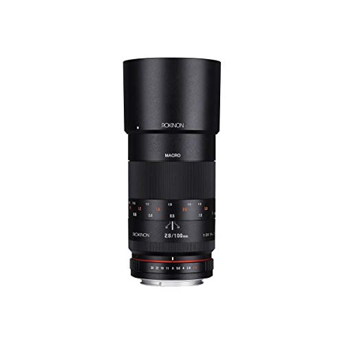 Rokinon 100 mm F2.8 ED UMC Full Frame Teleobjektiv Makro Objektiv für Fuji X Wechselobjektivkameras von Rokinon