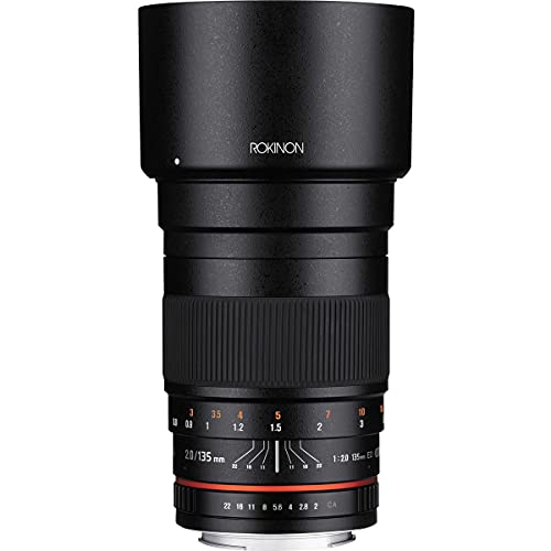 Rokinon 135 mm F2.0 ED UMC Teleobjektiv für Olympus & Panasonic Micro Four Thirds Wechselobjektiv von Rokinon