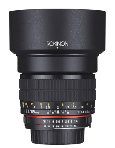 Rokinon 85M-MFT 85 mm F1.4 Ultra Wide Objektiv für Micro Four-Thirds Mount Fixed Lens for Olympus/Panasonic Micro 4/3 Cameras von Rokinon