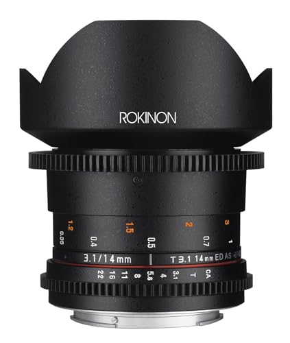 Rokinon Cine DS DS14M-C 14mm T3.1 ED AS IF UMC Full Frame Cine Wide Angle Lens for Canon EF Rokinon Cine DS DS14M-C 14mm T3.1 ED AS IF UMC Full Frame Cine Wide Angle Lens for Canon EF von Rokinon