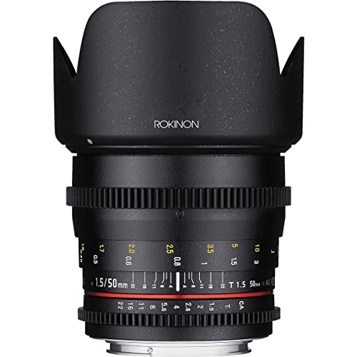 Rokinon DS50M-MFT Cine DS 50mm T1.5 AS IF UMC Full Frame Cine Objektiv für Olympus & Panasonic Micro Four Thirds von Rokinon