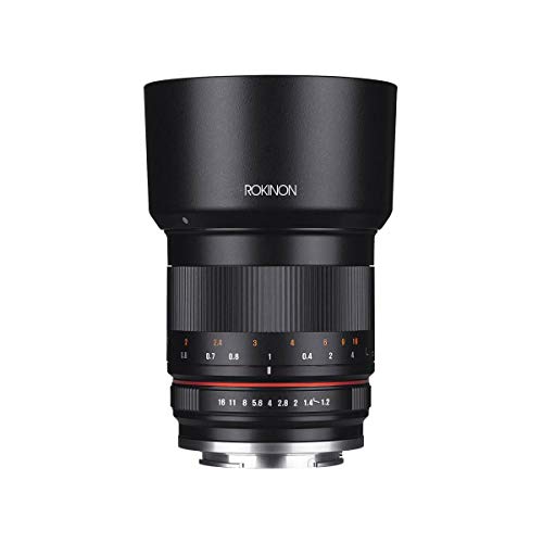 Rokinon RK50M-E 50 mm F1.2 AS UMC High Speed Objektiv für Sony (schwarz) von Rokinon