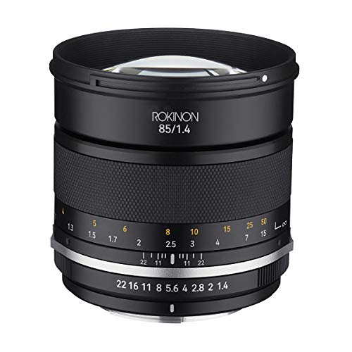 Rokinon Series II Teleobjektiv für Canon EF, 85 mm, F1.4, wetterfest von Rokinon