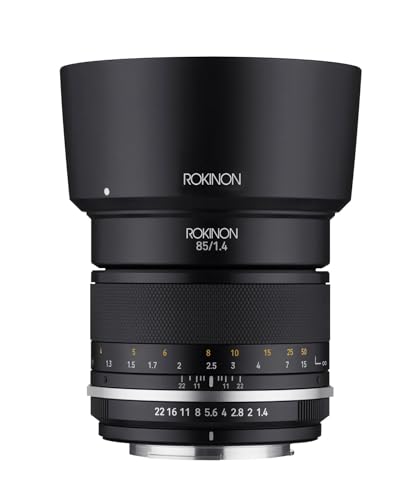 Rokinon Series II Teleobjektiv für Canon EF, 85 mm, F1.4, wetterfest von Rokinon