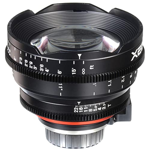 Rokinon Xeen XN14-C 14 mm T3.1 Professional Cine Objektiv für Canon EF (schwarz) von Rokinon