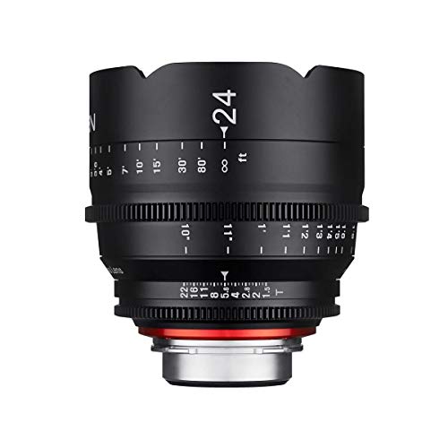 Rokinon Xeen XN24-C 24 mm T1.5 Professional CINE Objektiv für Canon EF, Schwarz Rokinon Xeen XN24-C 24 mm T1.5 Professional CINE Objektiv für Canon EF, Schwarz von Rokinon