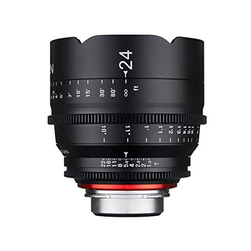 Rokinon Xeen XN24-NEX 24 mm T1.5 Professional CINE Objektiv für Sony E Mount (FE), Schwarz von Rokinon