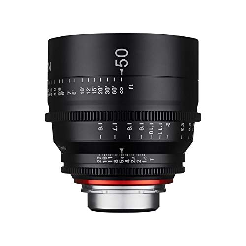 Rokinon Xeen XN50-C 50 mm T1.5 Professional Cine Objektiv für Canon EF schwarz von Rokinon