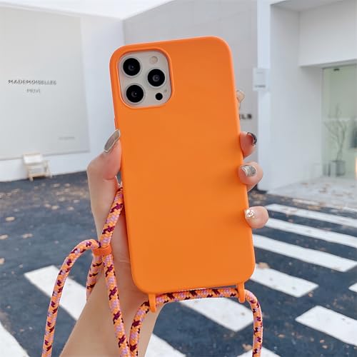 Rokmym Handykette Hülle Kompatibel mit iPhone 12 Pro Max,Necklace Handyhülle Liquid Silikon Handyhülle mit Verstellbarer Lanyard Stylische für zum Umhängen Cover für iPhone 12 Pro Max,Sand rosa Rokmym Handykette Hülle Kompatibel mit iPhone 12 Pro Max,Necklace Handyhülle Liquid Silikon Handyhülle mit Verstellbarer Lanyard Stylische für zum Umhängen Cover für iPhone 12 Pro Max,Sand rosa von Rokmym