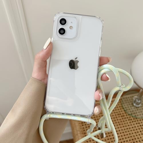 Rokmym Handykette Hülle Kompatibel mit iPhone 15 Plus,Necklace Handyhülle Liquid Silikon Handyhülle mit Verstellbarer Lanyard Stylische für zum Umhängen Cover für iPhone 15 Plus,Transparent Rokmym Handykette Hülle Kompatibel mit iPhone 15 Plus,Necklace Handyhülle Liquid Silikon Handyhülle mit Verstellbarer Lanyard Stylische für zum Umhängen Cover für iPhone 15 Plus,Transparent von Rokmym
