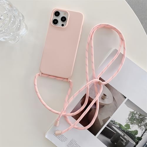 Rokmym Handykette Hülle Kompatibel mit iPhone 16 Pro Max,Necklace Handyhülle Liquid Silikon Handyhülle mit Verstellbarer Lanyard Stylische für zum Umhängen Cover für iPhone 16 Pro Max,Matcha grün Rokmym Handykette Hülle Kompatibel mit iPhone 16 Pro Max,Necklace Handyhülle Liquid Silikon Handyhülle mit Verstellbarer Lanyard Stylische für zum Umhängen Cover für iPhone 16 Pro Max,Matcha grün von Rokmym