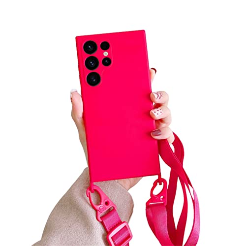Rokmym Handykette Hülle für Samsung Galaxy S23 Ultra Nylon Schultergurt Silikon Handyhülle mit Stylische Band Kordel zum Umhängen Schutzhülle Case Cover für Galaxy S23 Ultra Rokmym Handykette Hülle für Samsung Galaxy S23 Ultra Nylon Schultergurt Silikon Handyhülle mit Stylische Band Kordel zum Umhängen Schutzhülle Case Cover für Galaxy S23 Ultra von Rokmym