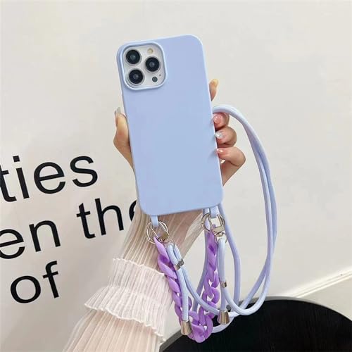 Rokmym Handykette für iPhone 15 Pro Max Necklace Hülle 3 in 1 mit Stylische Armband aus Marmor Nylon Schultergurt Handyhülle zum Umhängen Silikon Case Schutzhülle für iPhone 15 Pro Max von Rokmym