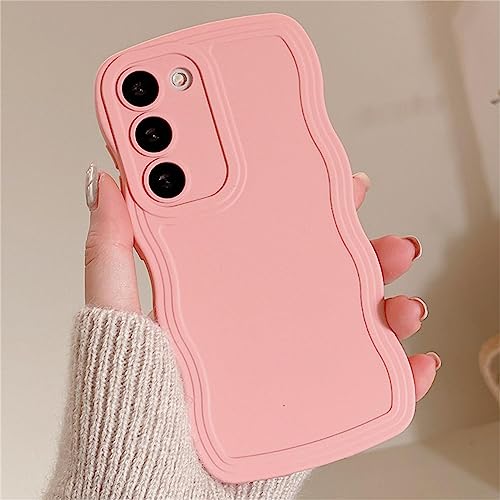 Rokmym Hülle für Samsung Galaxy S20 ，Einfarbige große Wellen Weich Silikon TPU Handyhülle Niedliche Lockige Case Anti-Kratzen Stoßfeste Schutzhülle Bumper Case Cover für Samsung Galaxy S20 von Rokmym