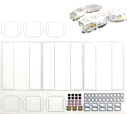 Rokuhan SA0007-2 Z Shorty Wagen-Aufkleber, zur Eigendekoration des 7297911 Gehäuse Rokuhan SA0007-2 Z Shorty Wagen-Aufkleber, zur Eigendekoration des 7297911 Gehäuse von Rokuhan