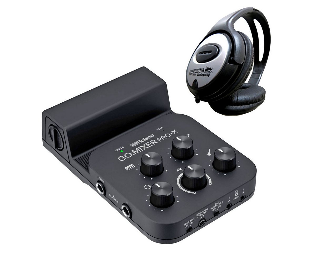 Roland Audio Roland GO:Mixer Pro-X Audio-Interface + Kopfhörer Digitales Aufnahmegerät von Roland Audio