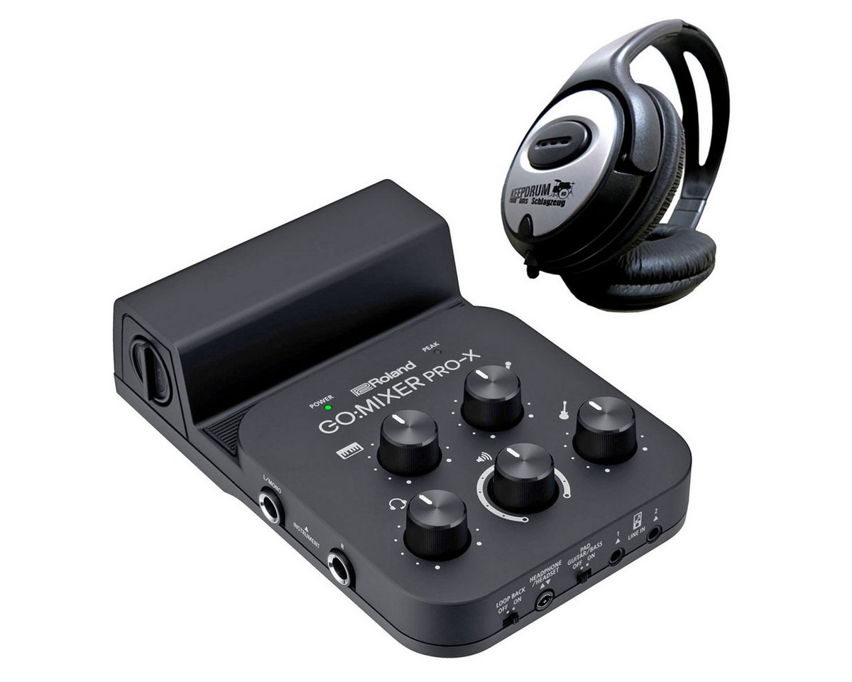 Roland Audio Roland GO Mixer Pro-X Audio-Interface mit Kopfhörer Digitales Aufnahmegerät Roland Audio Roland GO Mixer Pro-X Audio-Interface mit Kopfhörer Digitales Aufnahmegerät von Roland Audio