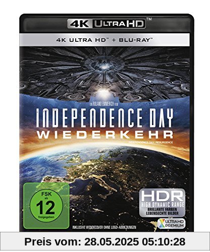 Independence Day: Wiederkehr (+ 4K Ultra HD-Bluray) [Blu-ray] von Roland Emmerich