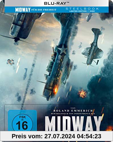 Midway - Für die Freiheit [Steelbook] [Blu-ray] von Roland Emmerich