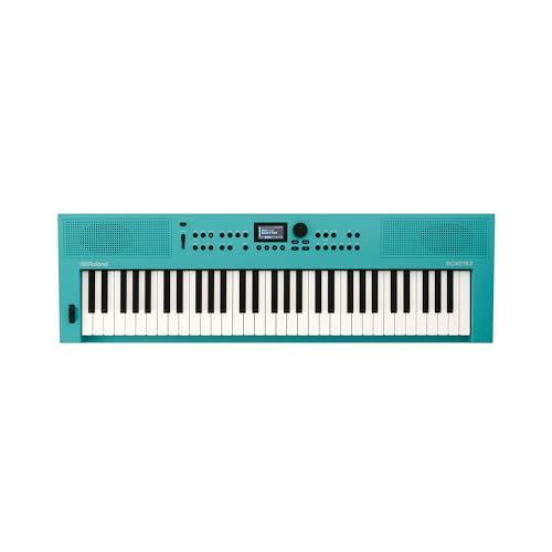Roland GO:KEYS 3 Music Creation Keyboard | 61 Tasten | ZEN-Core Engine mit über 1000 internen Sounds | Integrierte Stereolautsprecher | Bluetooth Audio/MIDI für Musikstreaming - Turquoise von Roland