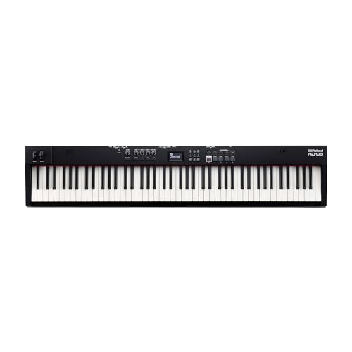 Roland RD-08 Stage Piano | Authentische RD Sounds & Spielbarkeit | Schlankes Design | PHA-4 Tastatur 88 gewichteten Tasten | Erweiterbare Funktionen | 3000+ integrierte Sounds von Roland