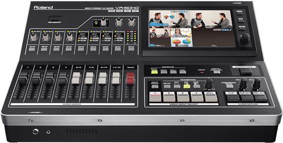 ROLAND VR-50HD Multi Format Live Streaming-Mixer HD/SD-SDI AV, USB 3.0 Output (413001438) von Roland