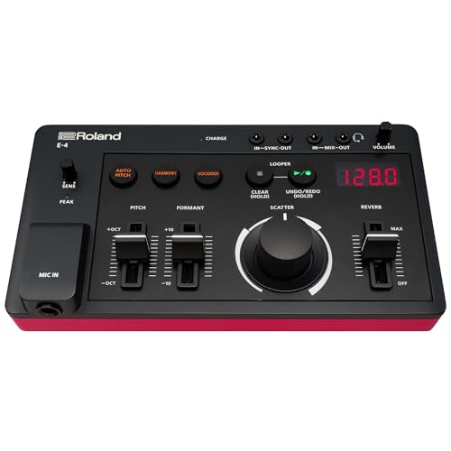 Roland AIRA Compact E-4 Voice Tweaker | Werkzeug zur Stimmbearbeitung mit professionellen Effekten | 24-Sekunden-Looper | Low-Cut-Filter | 3,5 Stunden Batterielaufzeit | leicht & mobil Roland AIRA Compact E-4 Voice Tweaker | Werkzeug zur Stimmbearbeitung mit professionellen Effekten | 24-Sekunden-Looper | Low-Cut-Filter | 3,5 Stunden Batterielaufzeit | leicht & mobil von Roland