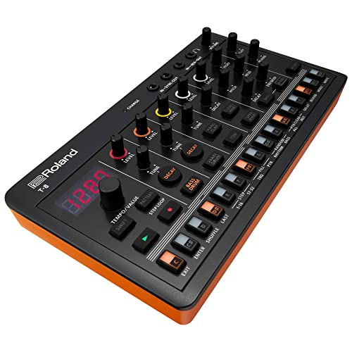 Roland AIRA Compact T-8 Beat Machine | Ultramobile Bass-Machine-Sounds | TR-REC Drum Sequencer | Sechs Rhythmus-Tracks | Integrierte Effekte | USB- und MIDI-Anschlüsse von Roland